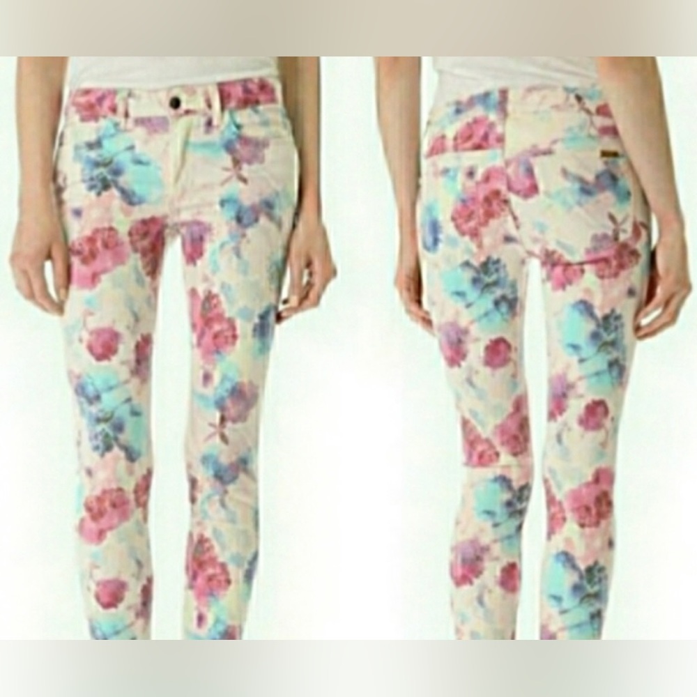 Joe’s Skinny Ankle Jean in Multicolor Floral